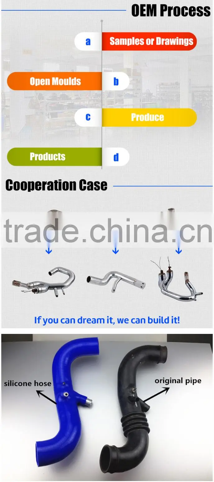Automotive Silicone Flexible Engine Air Intake Hose Kits