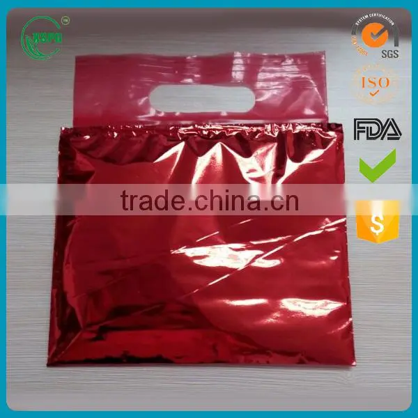 Small gold aluminum foil ice cream packaging bag for frozen food