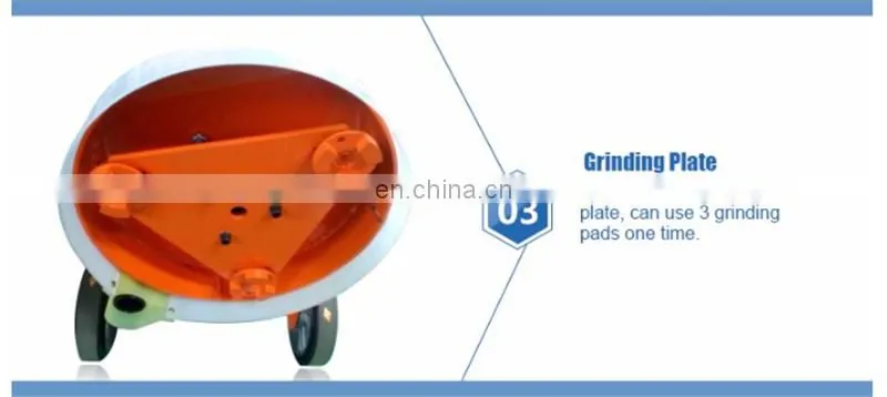 Import floor grinders 8 polishers epoxy concrete grinders from China