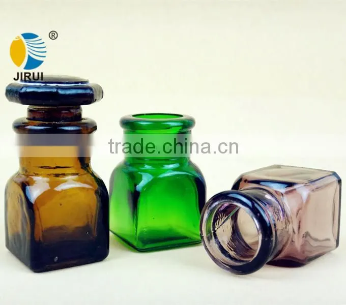 Small Colored Glass Bottles Sale For Decoration