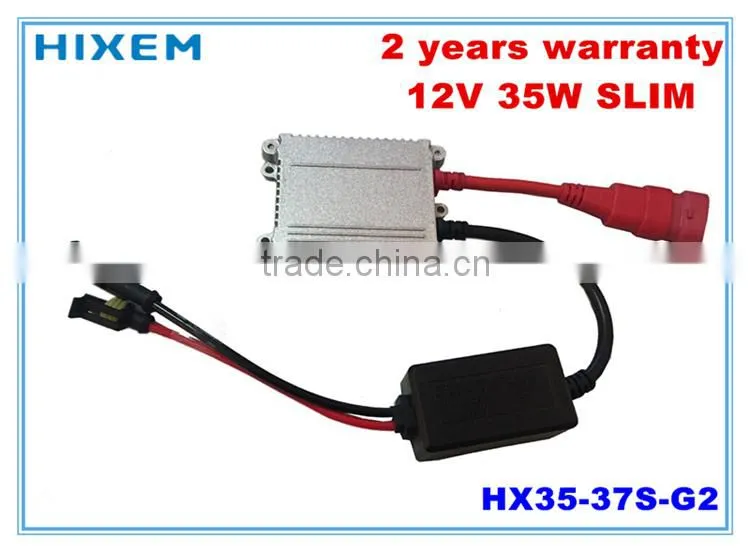 high quality factory AC slim hid ballast 12V 35W (HX35-37S-G2), 24months warranty
