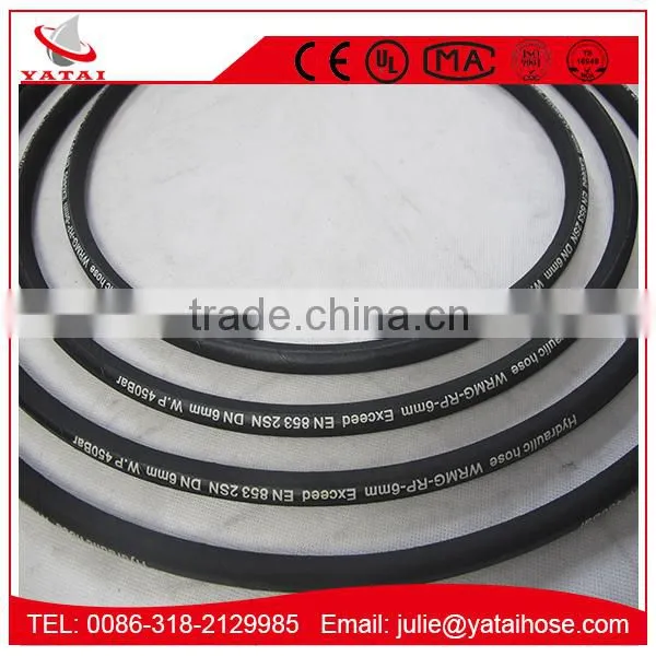 Wire Braided Hydraulic Flexible Hose DIN EN 853 2SN Manufacturers