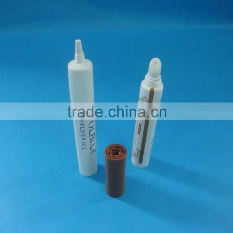 double PE tube for lip gloss and gel,two in one PE tube