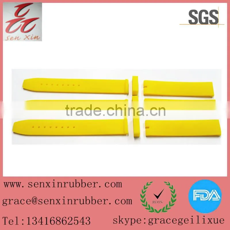 high quality colourful silicone rubber watch strap