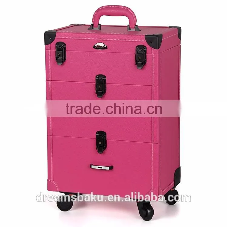 Guangzhou Wholesale Low MOQ Professional Universal Custom Compact Cosmetic Case Makeup bag