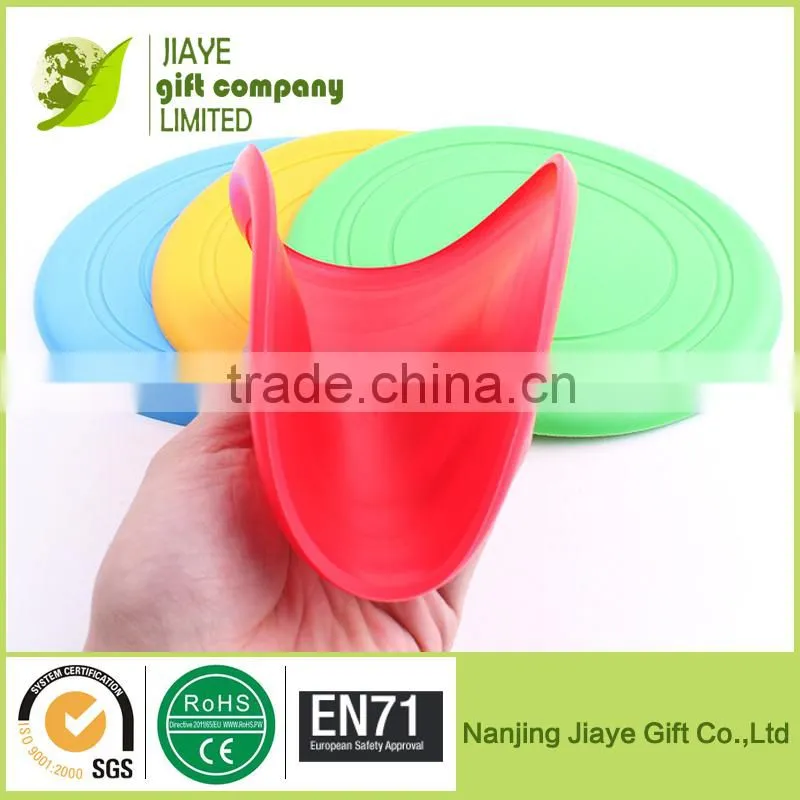 High Quality Soft Silicone Frisbee Pet Toys
