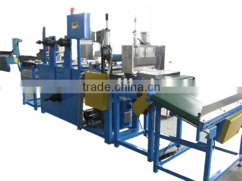 Automatic car tape sticking cutting machine