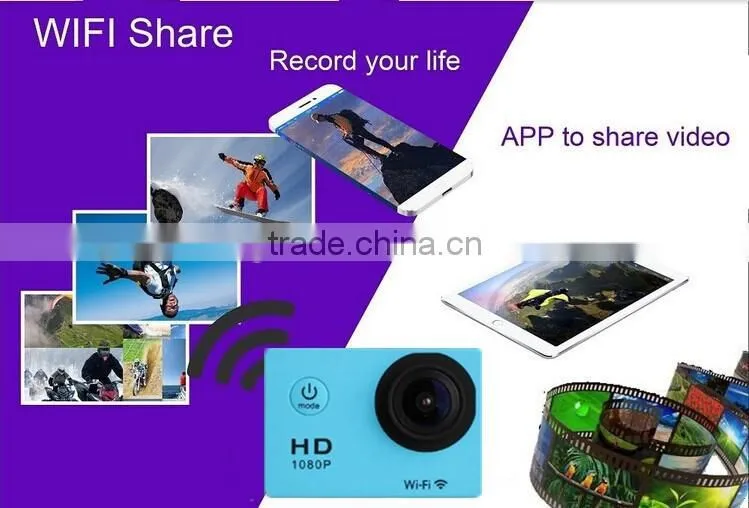 action camera w8 waterproof wifi sport camera full hd 1080p