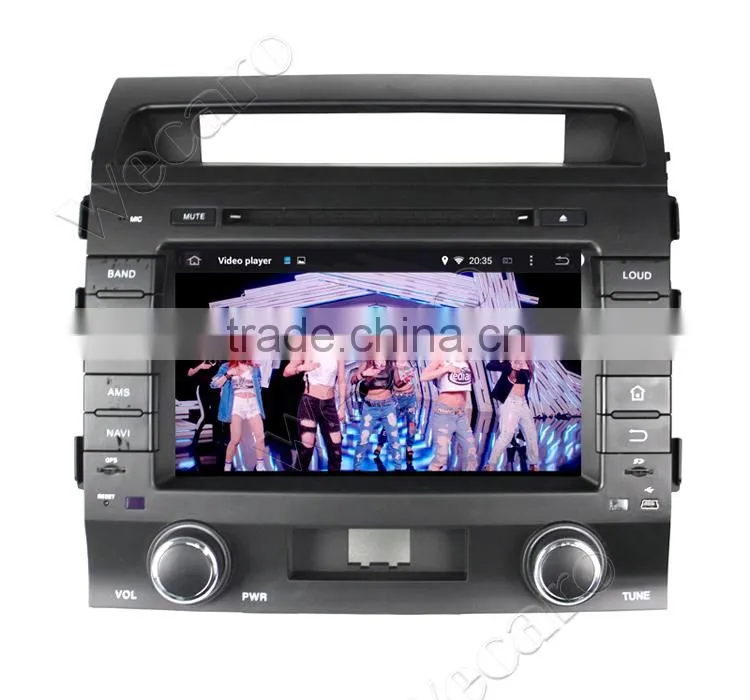 Wecaro WC-TL8013 8" Android 4.4.4 car dvd player quad core for land cruiser car multimedia stereo 2008-2012