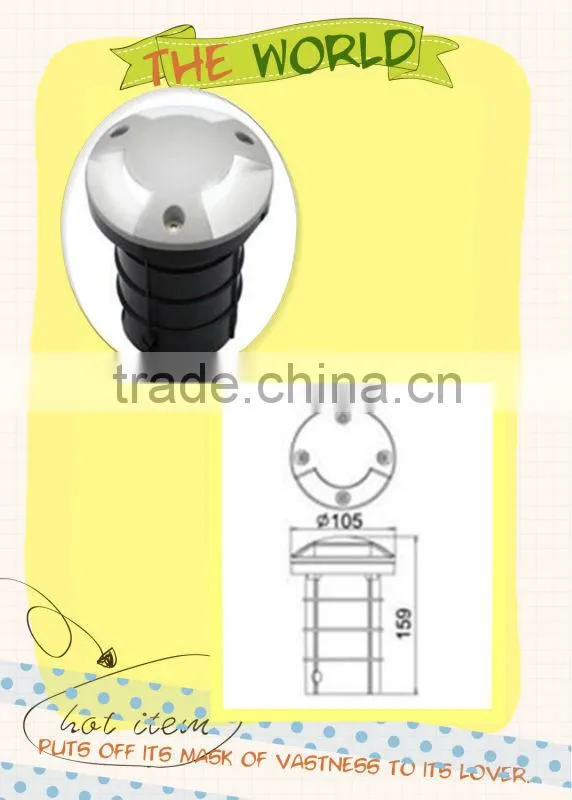 High quality multy way IP63 CE led path lights led underground light