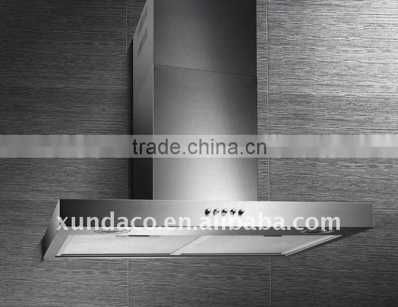 60cm stainless steel range hood with 3 speed adjustment