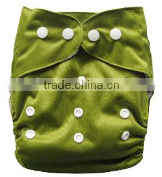 AnAnBaby Free Shipping Solid Color Breathable AIO Diapers