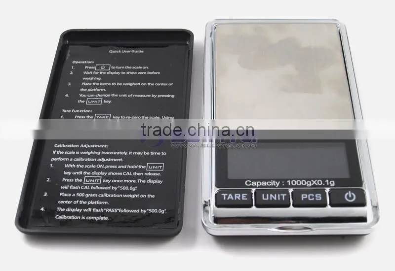 100g to 1000g Capacity 0.1g/0.01g Blue LCD Display DS16 Digital Scale