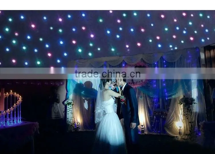 Bar background light led star curtain Video Cloth P10 , each square meter about 110 lamps RGB 3IN1