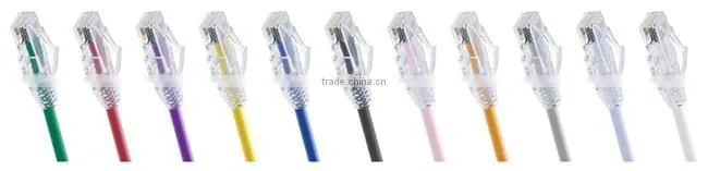 RJ45 Flat Cat7 Shielded Ethernet Cable SSTP Patch Cord