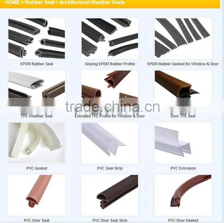 Automotive rubber&plastic Edge Trim