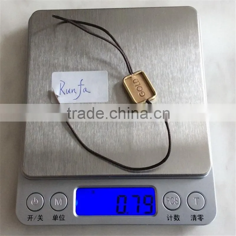 garment metal Aluminum seal tags