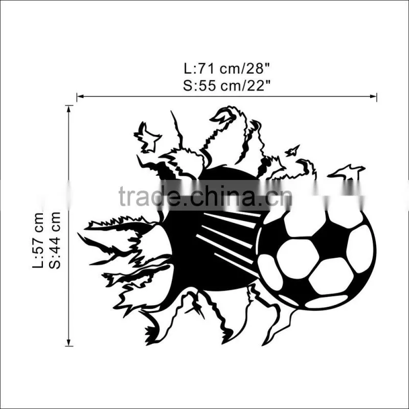 Alforever VINYL football 3d Wall decals