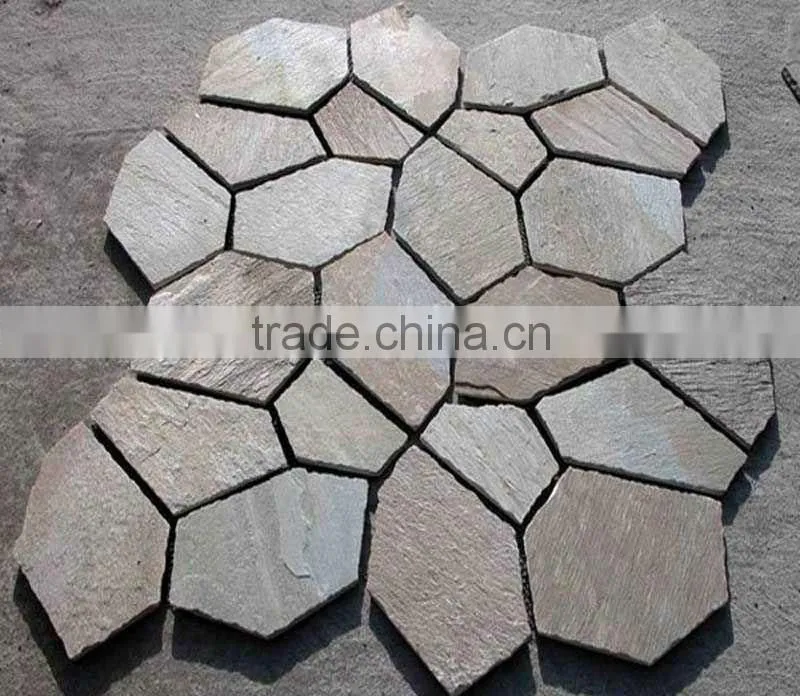 Natural Slate Mesh Paving Stone