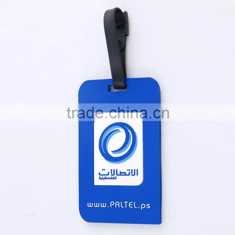 eco-friendly PVC luggage tag comply with US standards