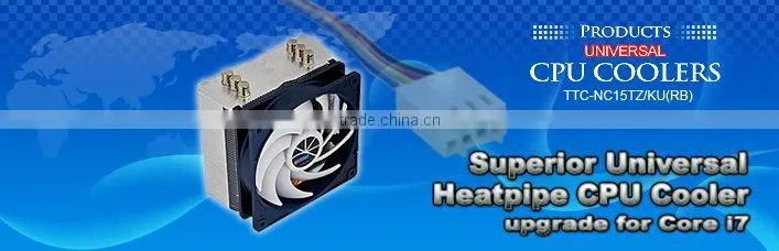 Popular product PWM function fan 3 heat pipe aluminum cpu cooler