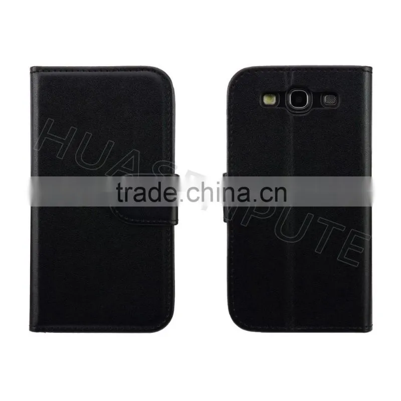 Competitive Price Mobile Phone Cases for S3 Flip Wallet Leather Case