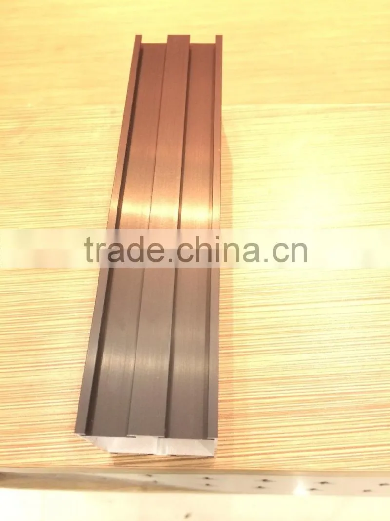 black anodize aluminium profile