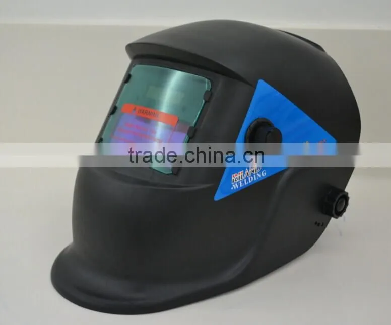 CE black and light auto darkening welding helmet for mma and mig and tig