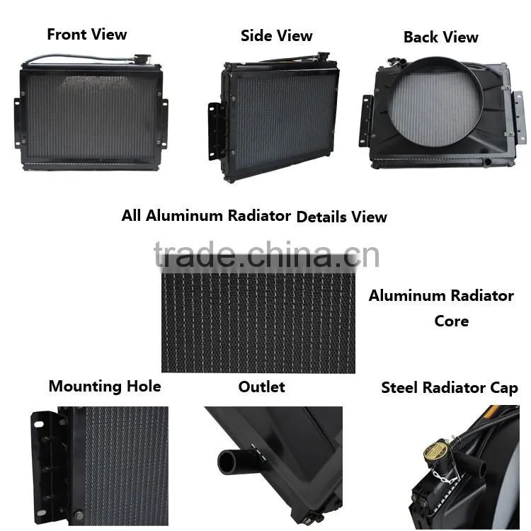 Factory Direct Sale OEM Service Hotsale Cooling Auto Aluminum Radiator