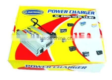 12v 15A easy start car battery charger