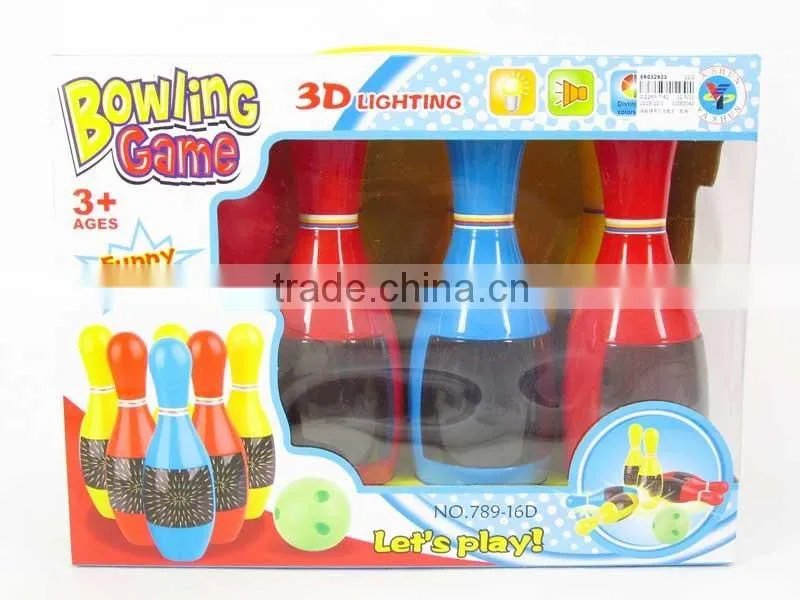 Hot sport Plastic bowling pins/bowling ball, bowling games for Wholesale for children, EB034168