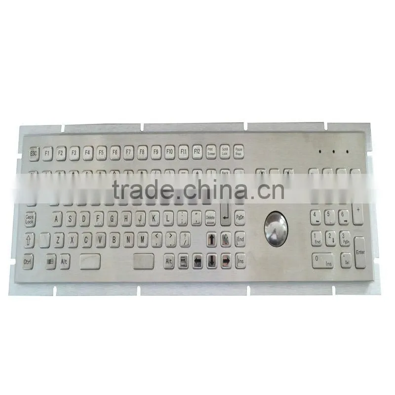 Hot sale metal mechanical keyboard with trackball
