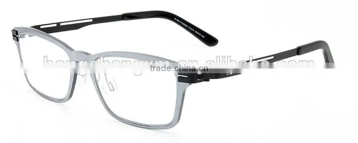 Transparent TR full frame with stainless temples for man spectacles