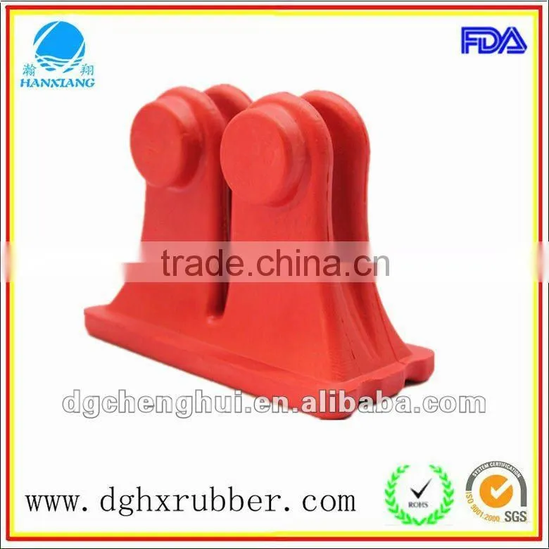 Red rubber bumper