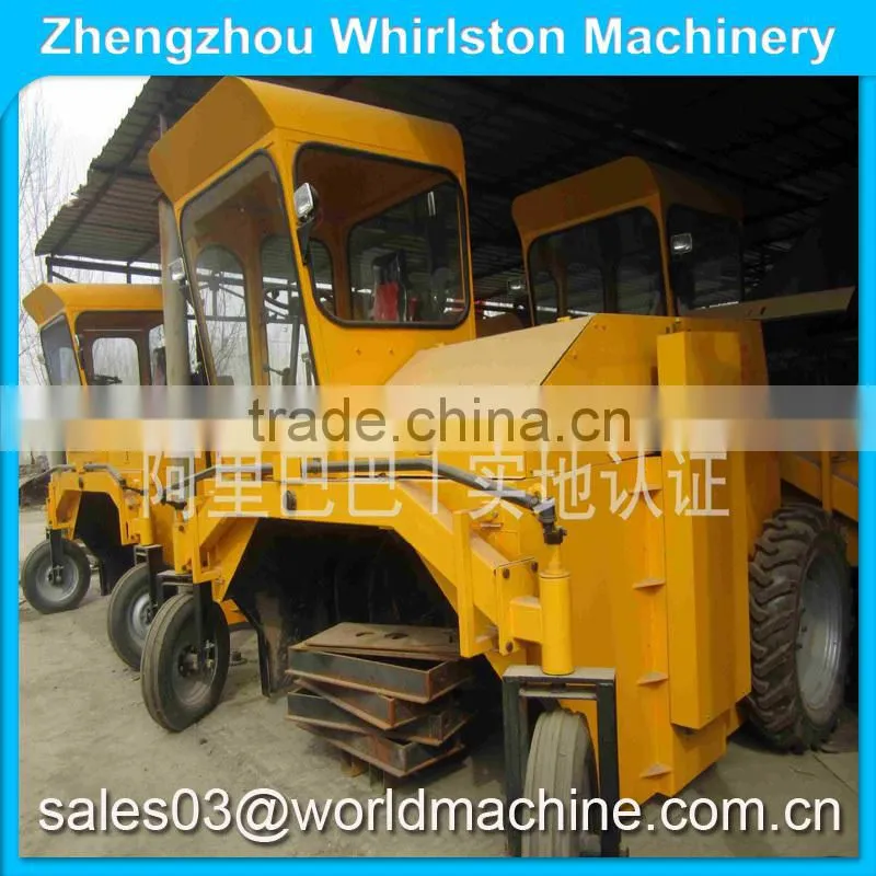 mushroom compost machine/industrial machine compost/compost turning machine/compost mixing machine