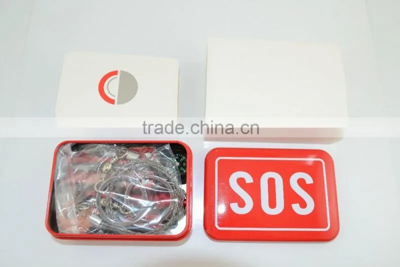 Hot sale camping survival kit/outdoor emergency survival kit
