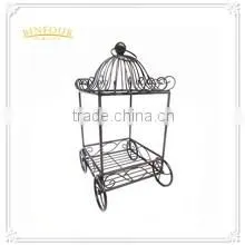 home deco corner stand metal magazine rack