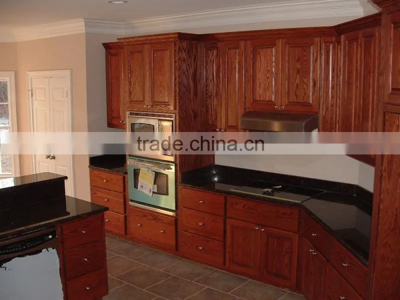 cherry wood benchtop kitchen wall hanging cabinet made in china