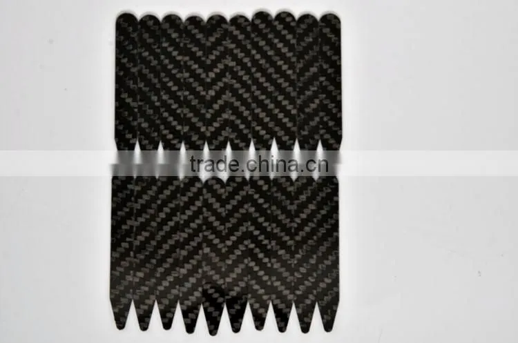 High quality Dress Shirt Stay Stiffener Carbon Fiber Metal collar stays or elegent garment accessory collar bone