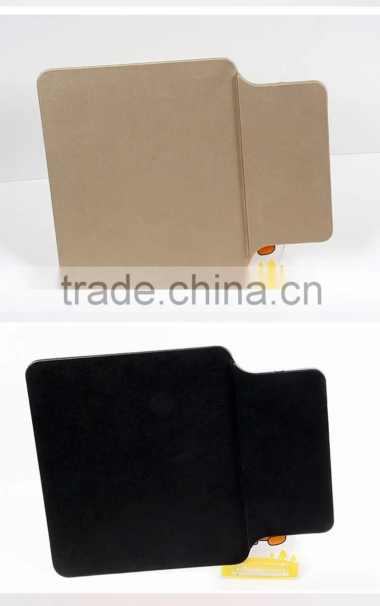 Fashional leather wireless charger mouse pad for qi smart phone wireless charger
