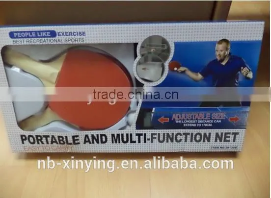 NEW 2016 Portable Table Tennis Set Hign quality Adjustable Tabletop Tennis Sport equipment