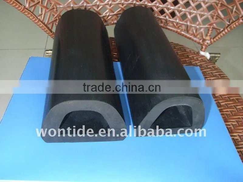 Extruded D-Shaped Rubber Dock Bumpers(EPDM)