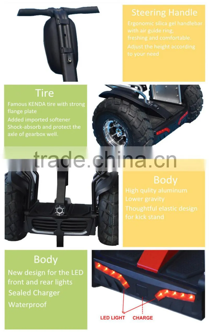 Ecorider hot selling off road self balancing electric scooter