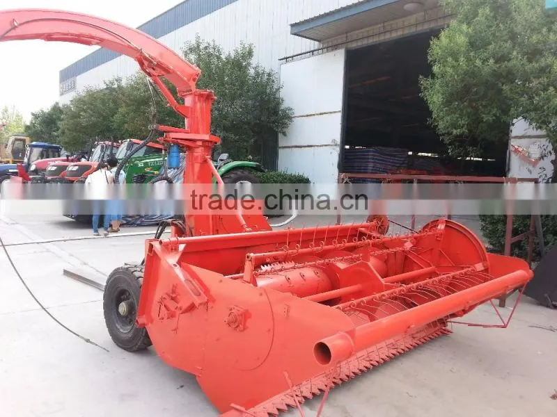 wheat forage harvester powered by tractor