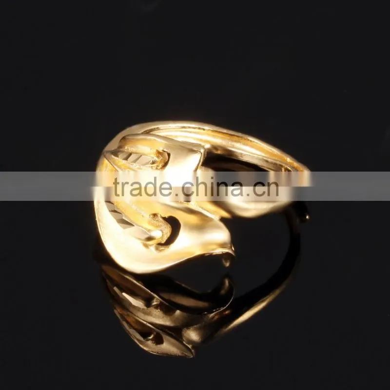 wholesale fashion jewelry special new women design antique gold finger ring