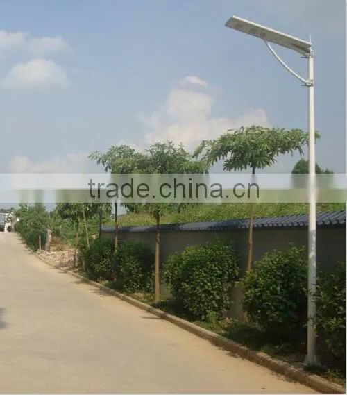 Integrated solar led street light 8W 12VDC with 5 years warranty with PIR Sensor for Garden lighting