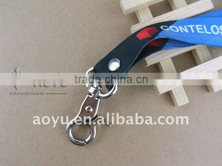 custom lanyard with bulldog clip