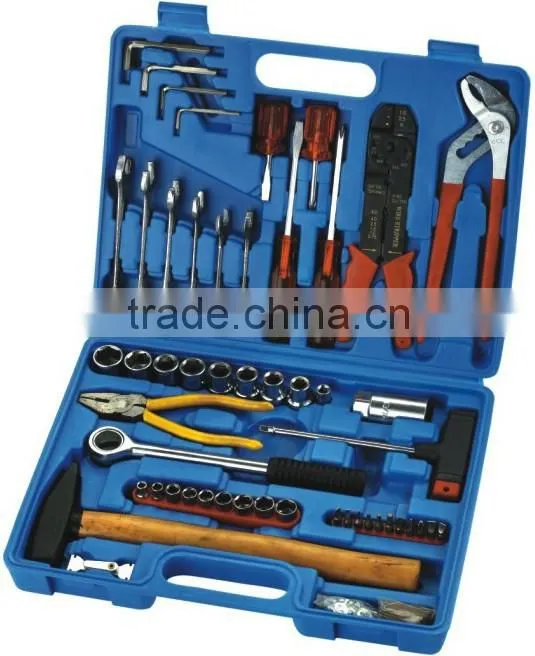 86pcs(1/4"&1/2") chrome vanadium socket wrench set hand tool set