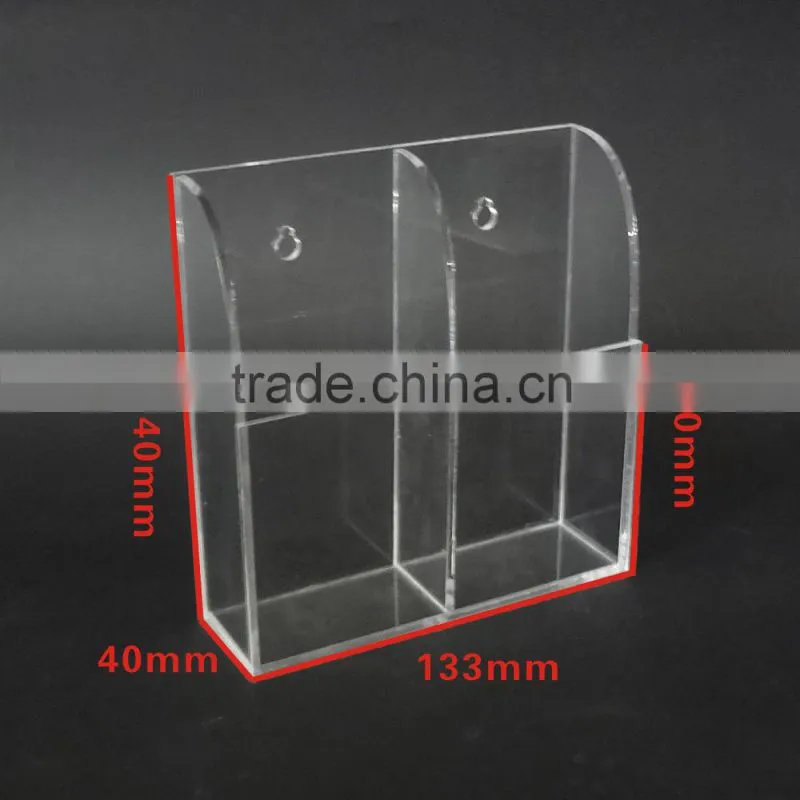 hot sale transparent remote control receive storage box holder