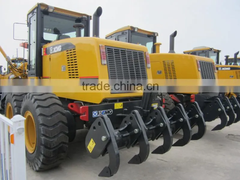 GR180 motor grader with DECE engine, rear ripper and front blade